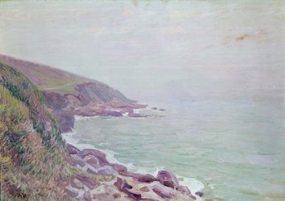 Die walisische Küste, nebliger Morgen von Alfred Sisley